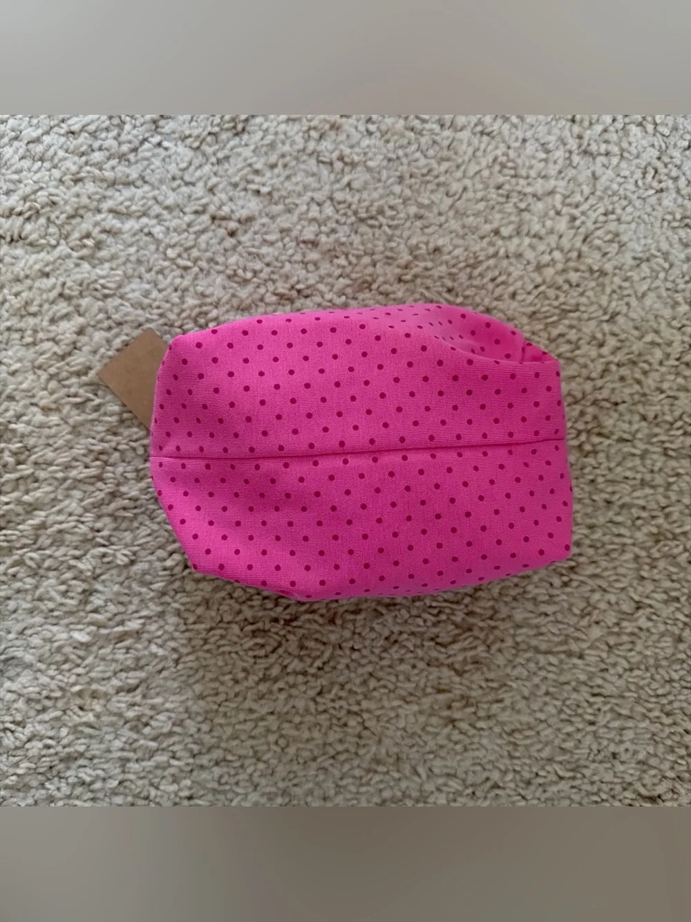 Brandy melville polka dots makeup bag